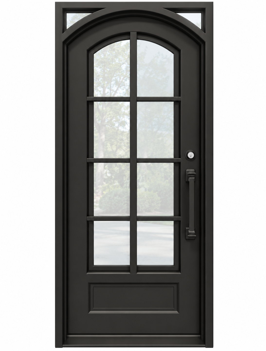 Varco, single modern iron door