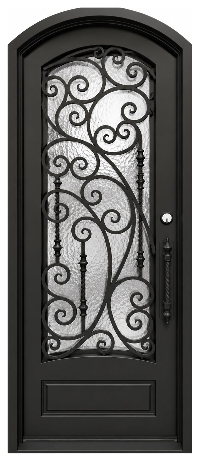 Alicante, single traditional iron door