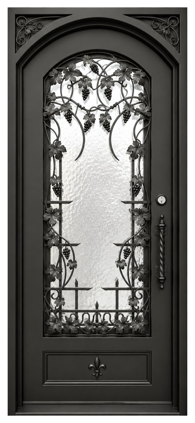 Bilbao, single traditional iron door