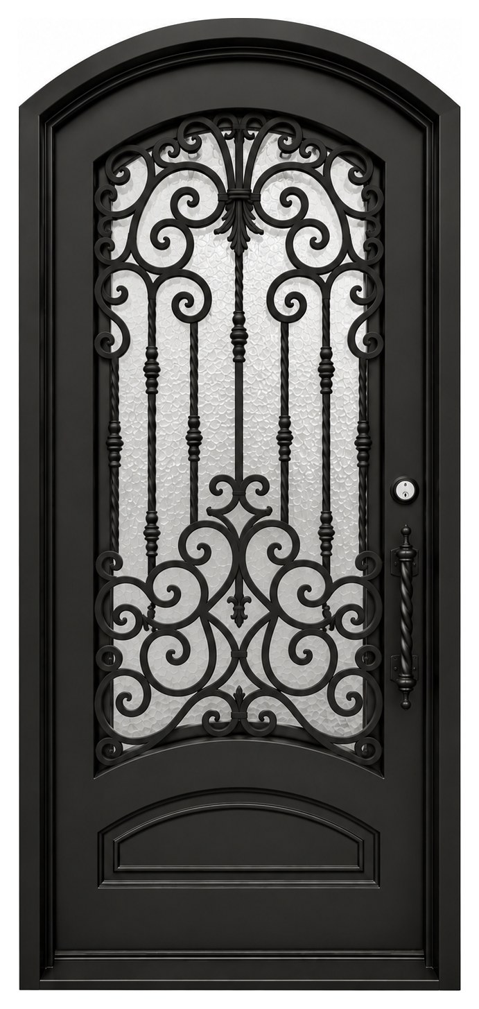Cartagena, single traditional iron door