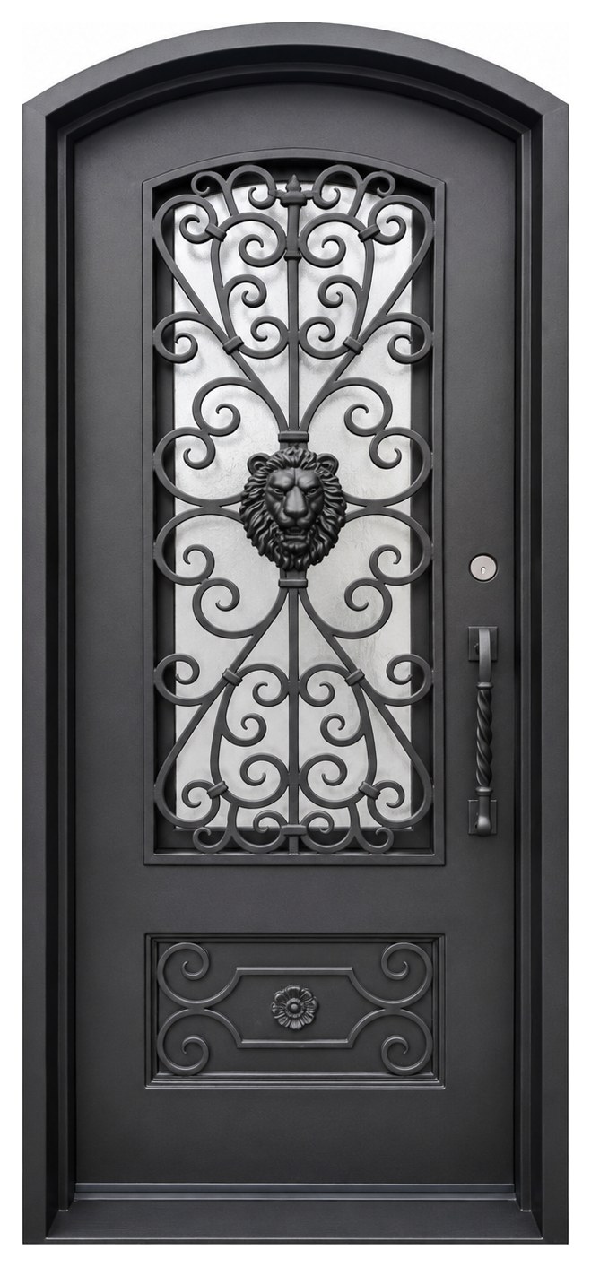 Pamplona, single traditional iron door
