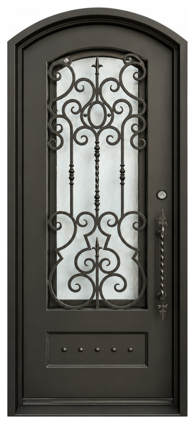 Sitges, single traditional iron door