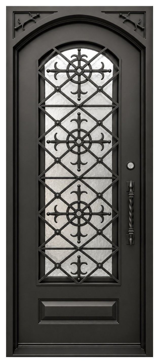 Tarragona, single traditional iron door