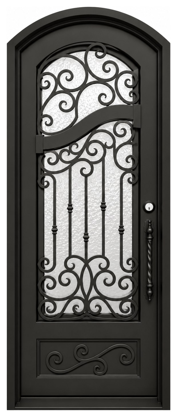Vigo, single traditional iron door