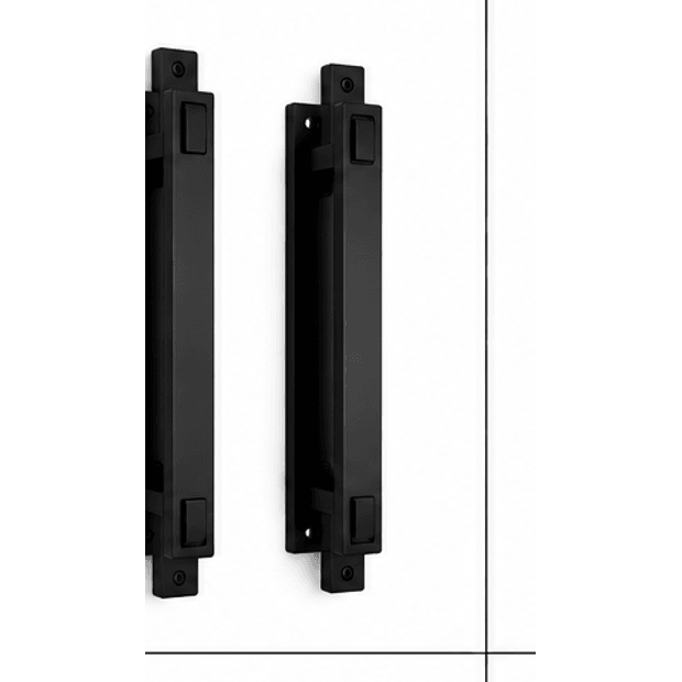 Flush Plate iron door handle