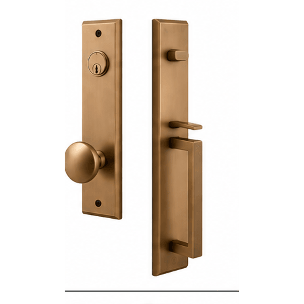 Bronze Handleset iron door handle