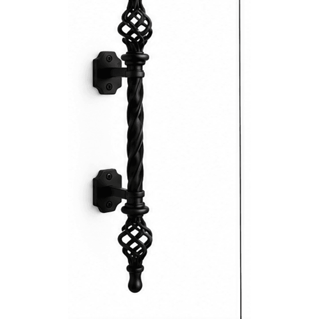 Basket Spindle iron door handle